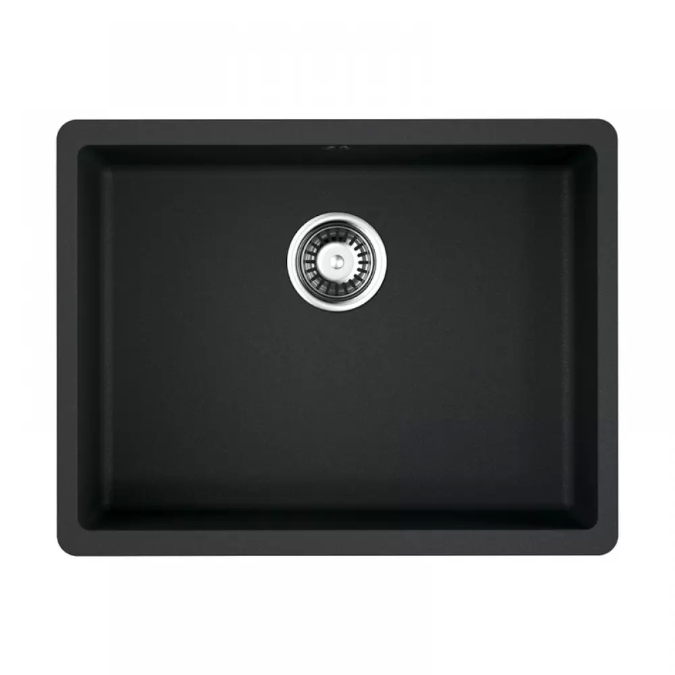 Фото Гранитная мойка Omoikiri Kata 54-U-BL Artgranit/черный