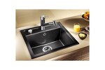 Превью картинка Гранитная мойка Blanсo DALAGO 5 SILGRANIT PuraDur серый беж с клапаном-автоматом #3