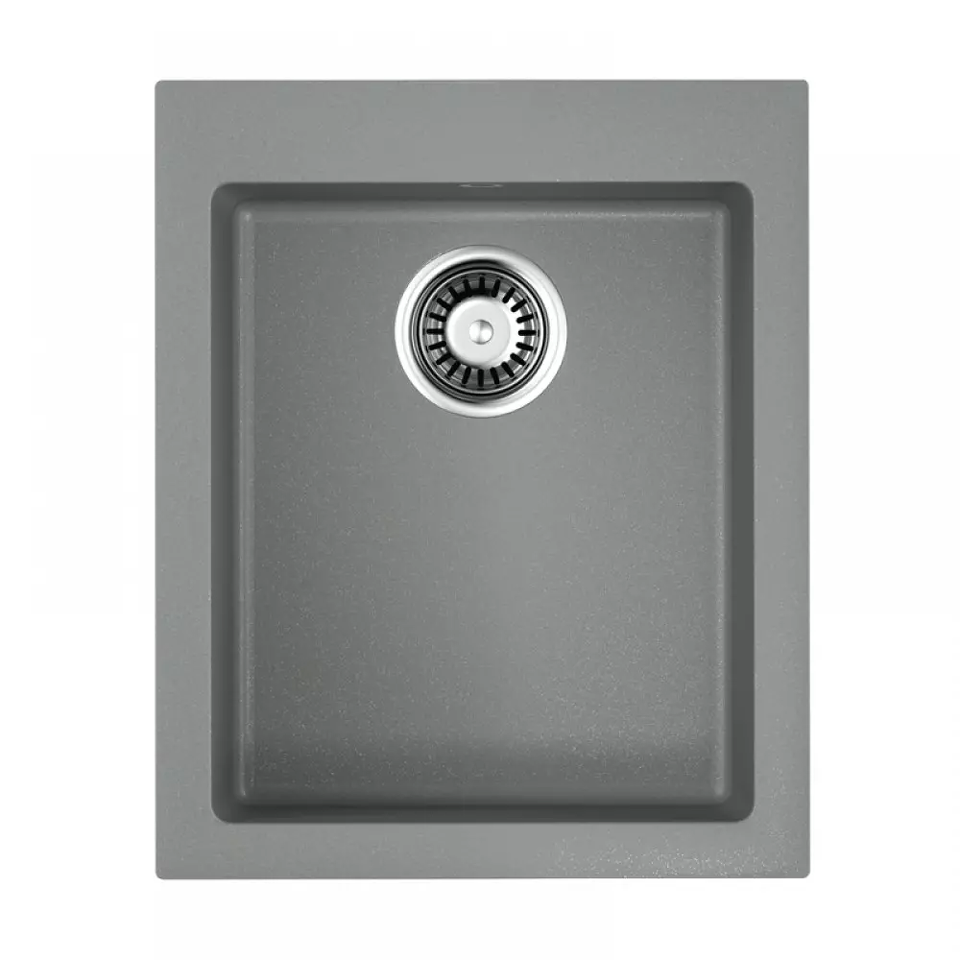 Фото Гранитная мойка Omoikiri Bosen 41-GR Tetogranit/leningrad grey