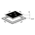 Превью картинка Электрическая варочная панель Maunfeld MVCE45.3HL.SZ-WH #12