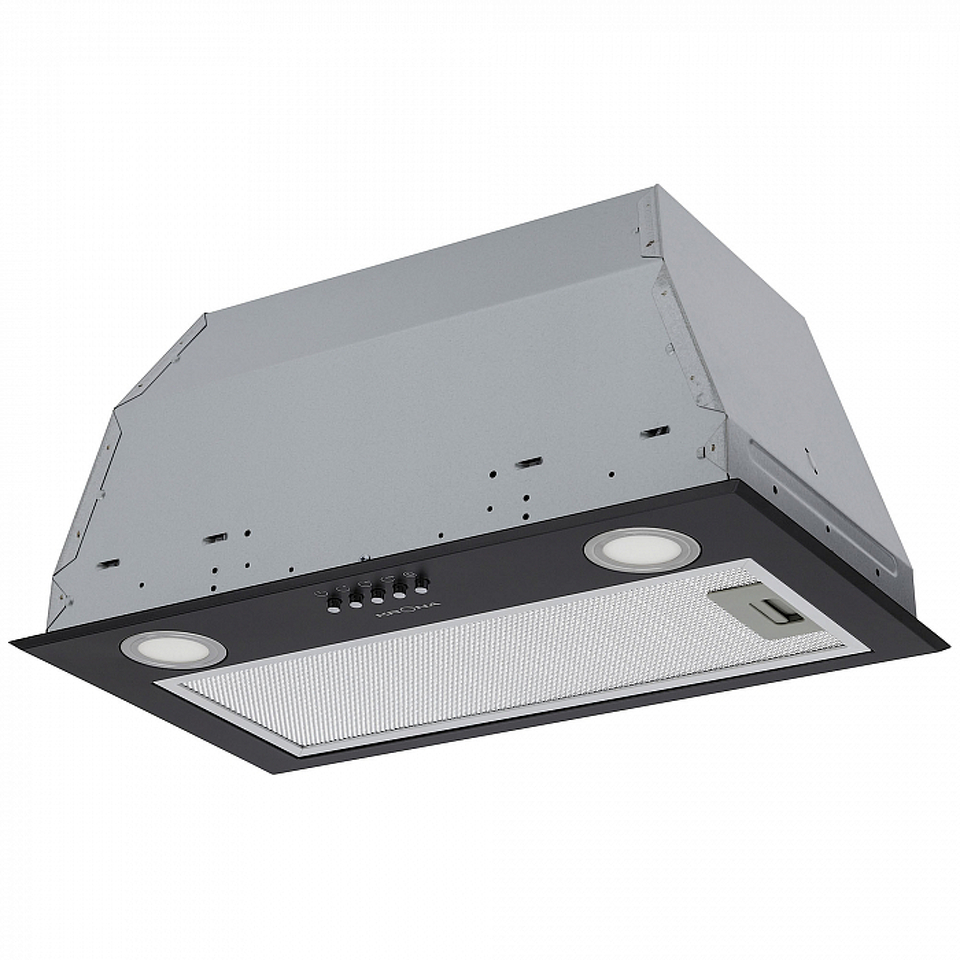 Фото Полновстраиваемая вытяжка KRONA ADEL 600 BLACK PB