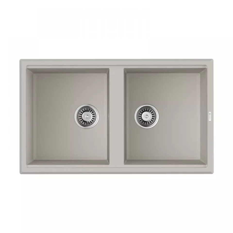 Фото Гранитная мойка Omoikiri Tedori 86-2-WH Tetogranit/белый