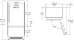 Превью картинка Встраиваемый холодильник с морозильной камерой Bertazzoni REF905BBRXTT #5