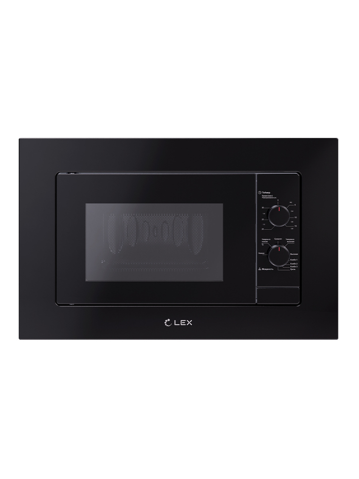 Фото Печь микроволновая встраиваемая Lex BIMO 20.04 BLACK микроволновая печь