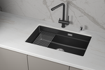 Превью картинка Кварцевая мойка GRANULA 7303iU, ШВАРЦ #1