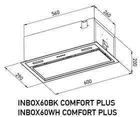 Картинка Meferi INBOX60BK COMFORT PLUS