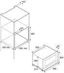 Превью картинка Печь микроволновая встраиваемая Bertazzoni F383MODMWSX #2