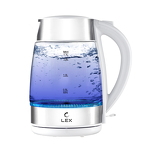 Превью картинка Чайник Lex LXK 3007-2,чайник стеклянный (белый) #2