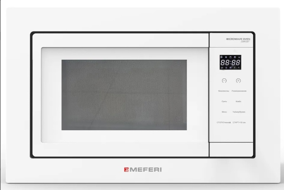Фото Печь микроволновая встраиваемая Meferi MMO6020WH COMFORT