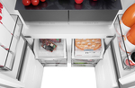 Превью картинка  Холодильник side by side Weissgauff WCD 450 Bru Steel Glass NoFrost Inverter #26