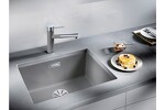Превью картинка Гранитная мойка Blanсo SUBLINE 500-U SILGRANIT PuraDur черный с отв.арм. InFino #4