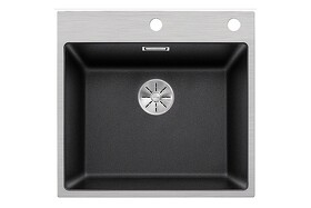 Картинка Blanсo SUBLINE 500-IF/A SILGRANIT PuraDur антрацит с кл.-авт. InFino