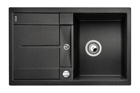 Картинка Blanсo METRA 45 S-F SILGRANIT PuraDur антрацит, с клапаном-автоматом