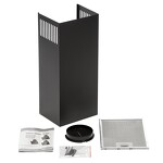 Превью картинка Наклонная вытяжка KRONAsteel ESTER 600 black PB #7