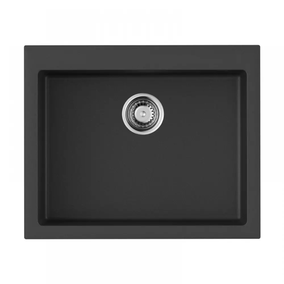 Фото Гранитная мойка Omoikiri Bosen 61-BL Tetogranit/черный