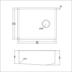 Превью картинка Металлическая мойка EMAR EMB-540(UN) PVD Golden #5