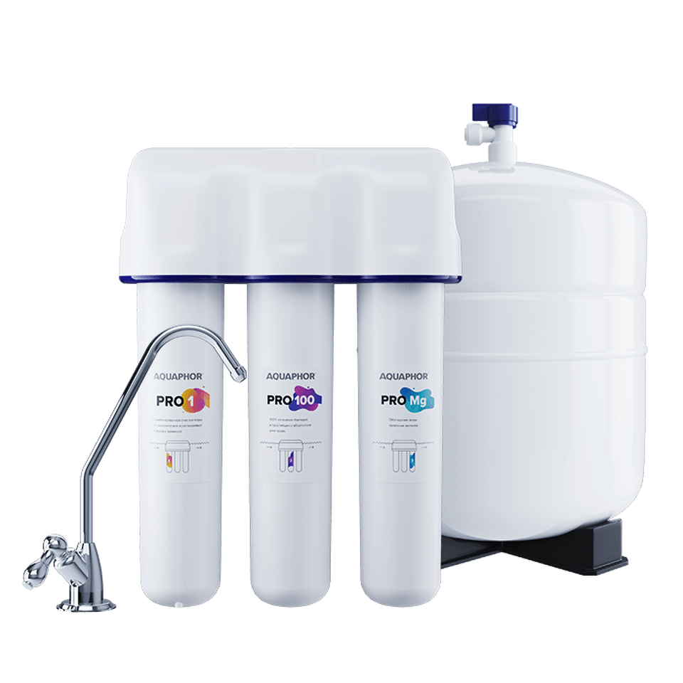 Фото Фильтр для воды Аквафор Водоочиститель OSMO Pro-100-3-А-М
