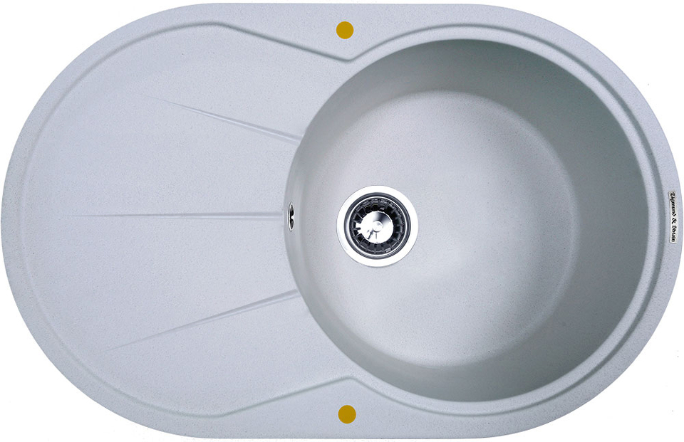 Фото Гранитная мойка Zigmund & Shtain KREIS OV 770B Млечный путь