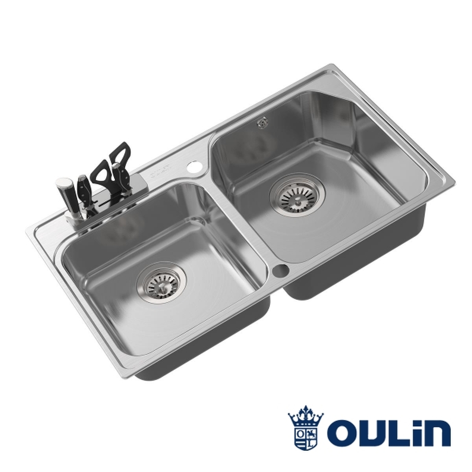 Фото Металлическая мойка Oulin OL-H9910