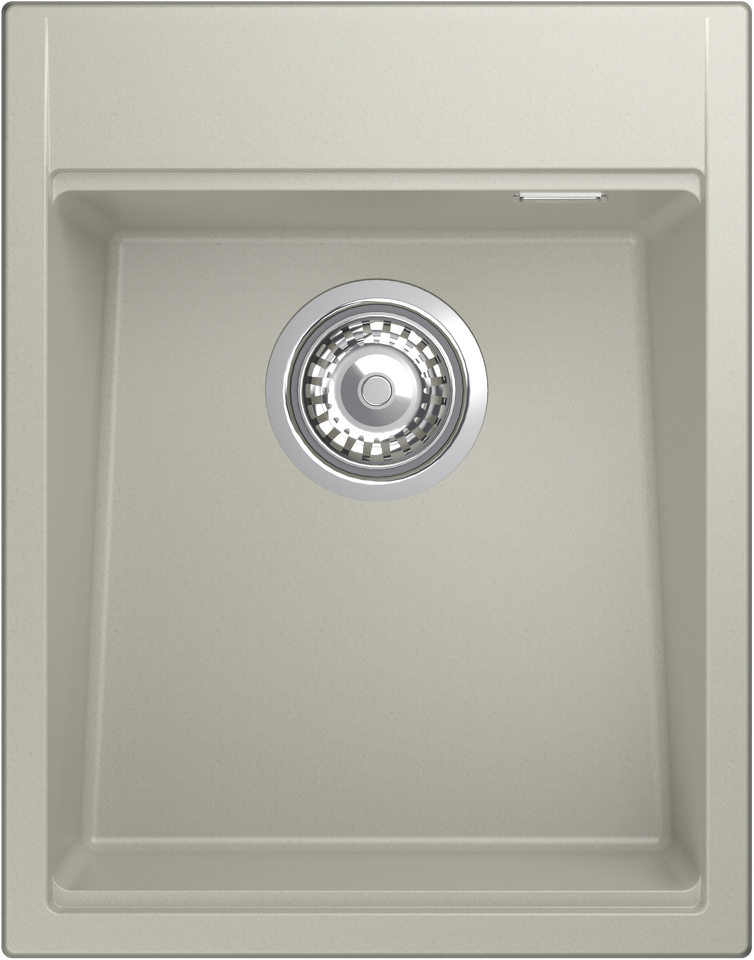 Фото Гранитная мойка Rivelato TESORO 405 1-чаш 400*510 topazio