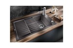 Превью картинка Гранитная мойка Blanсo ELON XL 6S SILGRANIT PuraDur серый беж с клапаном-автоматом InFino #2