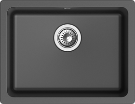 Картинка Rivelato BERKANA 50 подст.монтаж 1-чаш 560*430 antracite