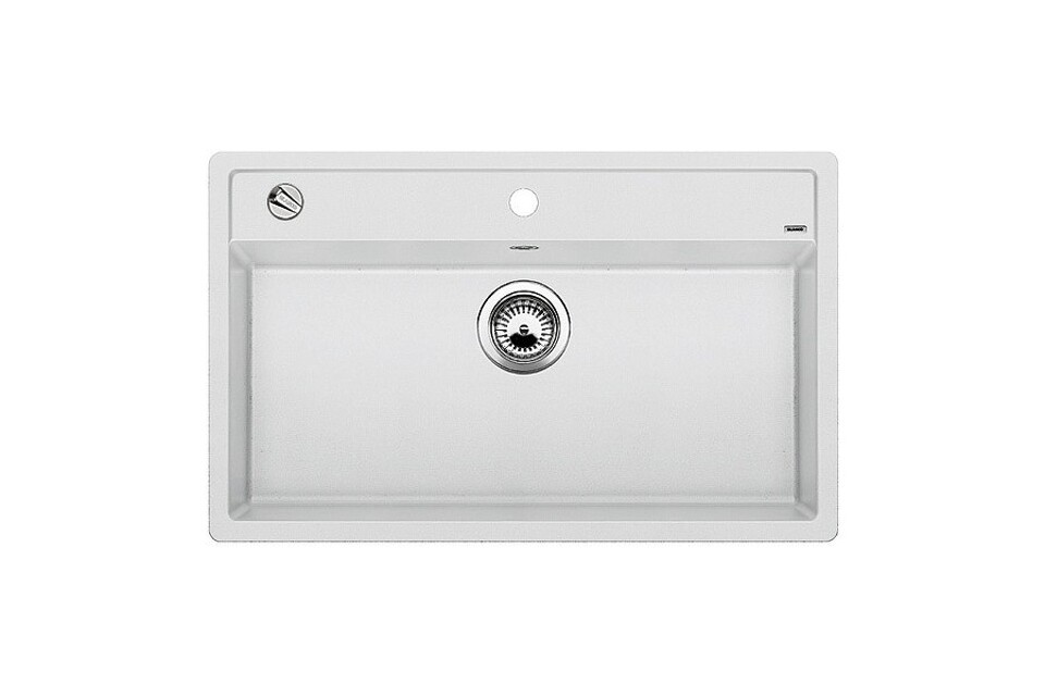 Фото Гранитная мойка Blanсo DALAGO 8 SILGRANIT PuraDur белый с клапаном-автоматом