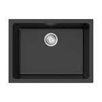 Превью картинка Гранитная мойка Omoikiri Okinoshima 61-U/I-BL Natceramic/черный #1