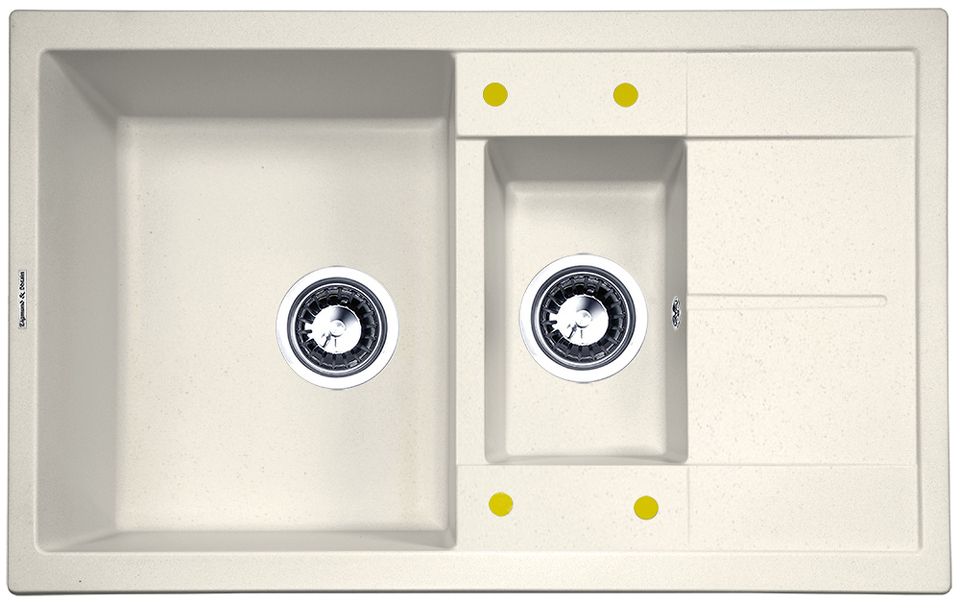 Фото Гранитная мойка Zigmund & Shtain RECHTECK 780.2 Каменная соль