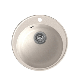 Картинка Lex LUGANO 480 WHITE кварцевая мойка