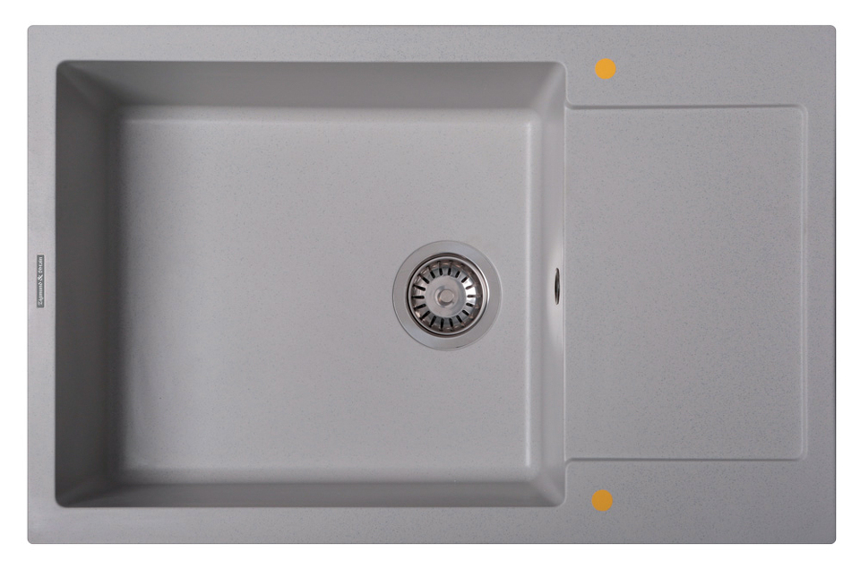 Фото Гранитная мойка Zigmund & Shtain RECHTECK 780.490 Млечный путь