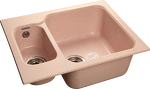 Превью картинка Мраморная мойка GranFest STANDART 615K Светло-розовый #1