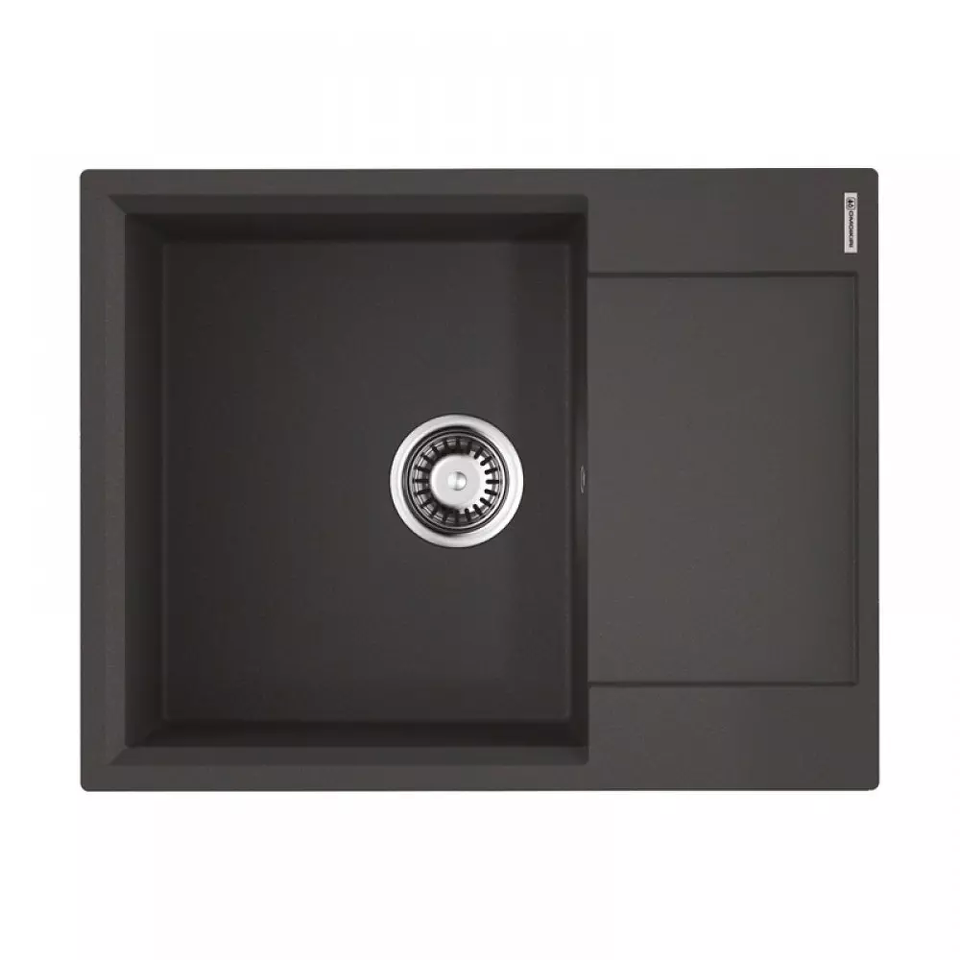 Фото Гранитная мойка Omoikiri Daisen 65-BL Artgranit/черный
