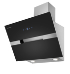 Превью картинка Наклонная вытяжка Maunfeld Mersey 60 черный\вставка сатин #1