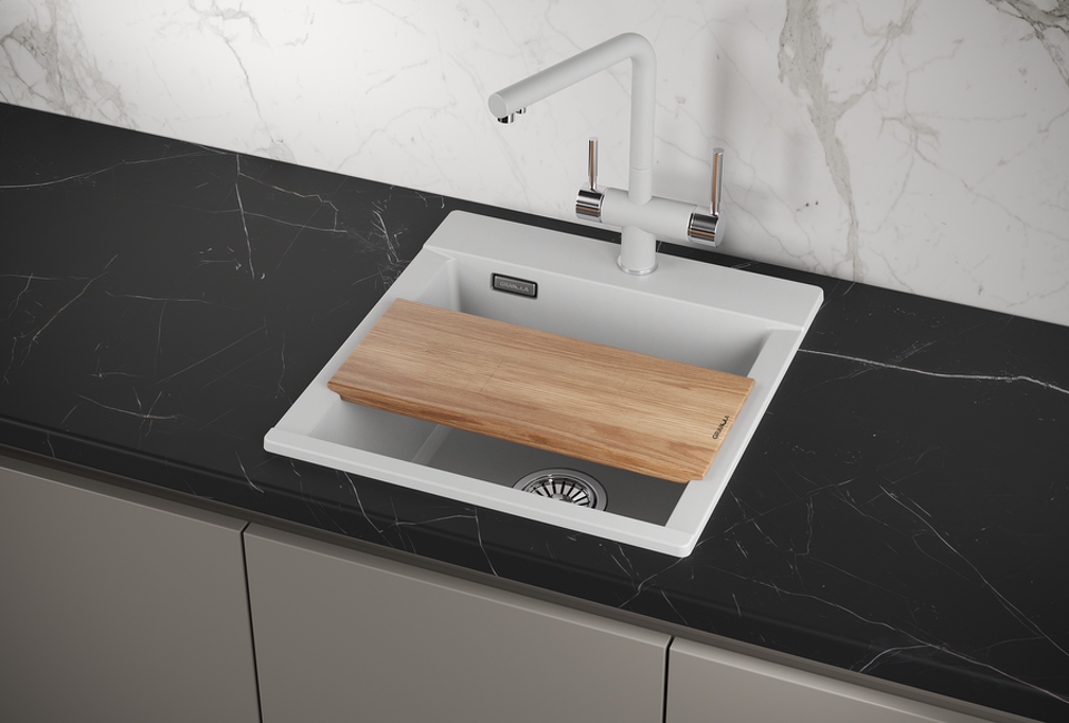 Фото Кварцевая мойка GRANULA 4701, АРКТИК