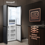 Превью картинка  Холодильник side by side Weissgauff WCD 450 Rock Glass NoFrost Inverter #12