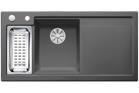 Картинка Blanсo AXON II 6 S (чаша слева) керамика PuraPlus базальт  с кл.-авт. InFino