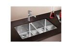 Превью картинка Металлическая мойка Blanсo ANDANO 340/340-U нерж.сталь полированная с отв. арм. InFino #2