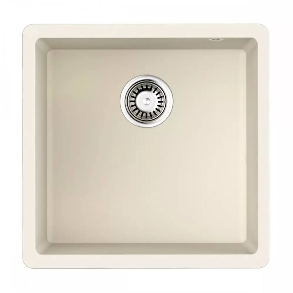 Фото Гранитная мойка Omoikiri Bosen 44-U-WH Tetogranit/белый