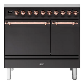 Картинка ILVE PD096QNE3/MGP матовый графит (фурн. медь)