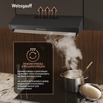 Превью картинка Козырьковая вытяжка Weissgauff Cover 600 Black #16