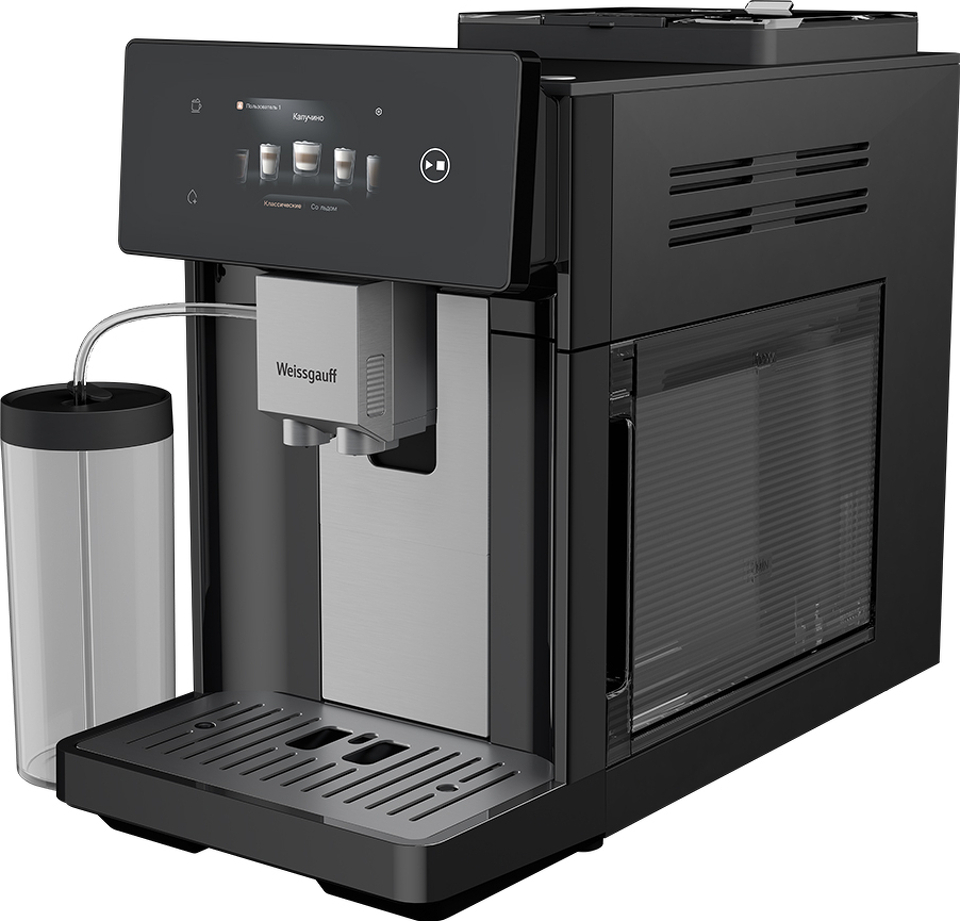 Фото Кофемашина Weissgauff WCM-340 TFT Automatic Touch Cappuccino Nero