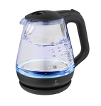 Превью картинка Чайник Lex LX 3003-1, чайник стеклянный (черный) #1