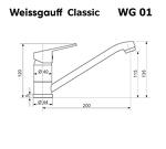 Превью картинка Смеситель для кухни Weissgauff WG 0102 Classic Ivory #2