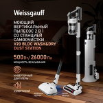 Превью картинка Пылесос Weissgauff V20 BLDC WashandDry Dust Station #10