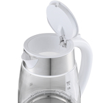 Превью картинка Чайник Lex LXK 3007-2,чайник стеклянный (белый) #6