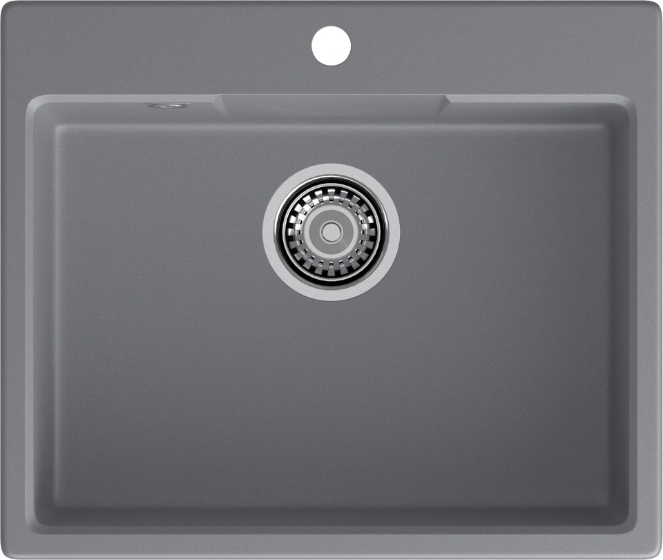 Фото Кварцевая мойка GranFest GF-URBAN 658 Темно-серый