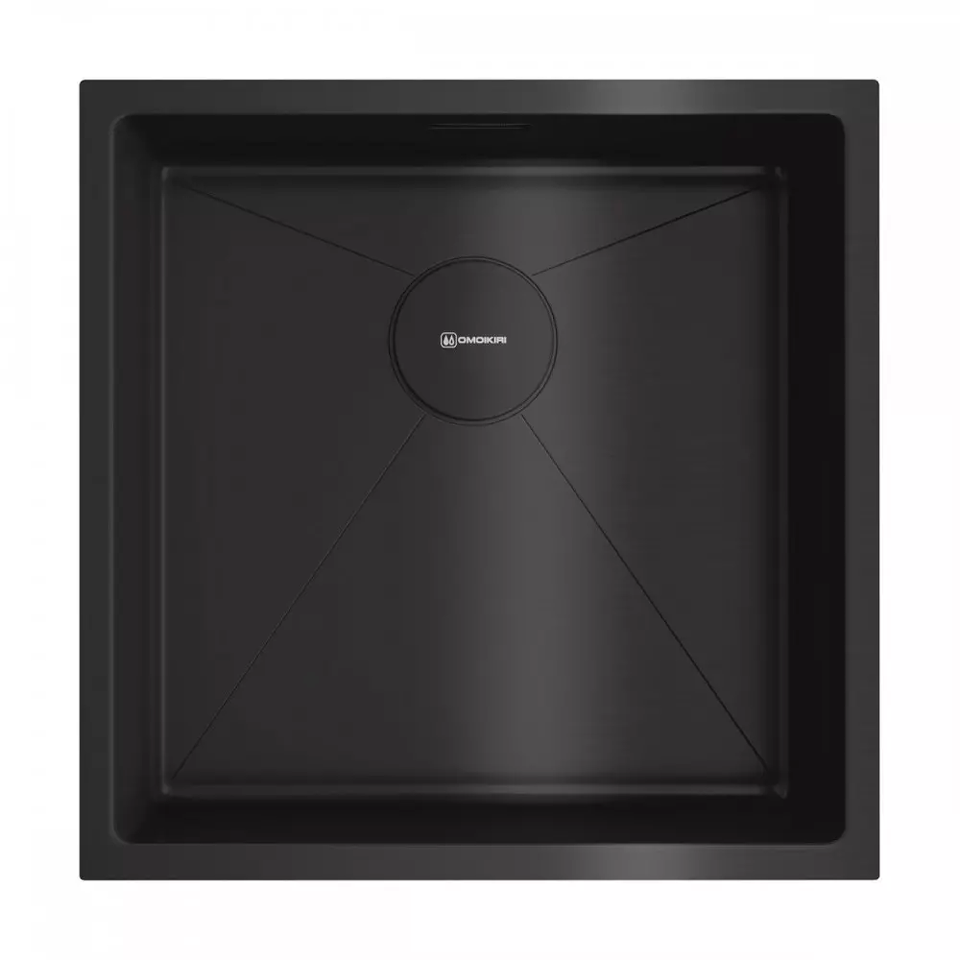 Фото Металлическая мойка Omoikiri Taki 44-U/IF-GB нерж. сталь/графит