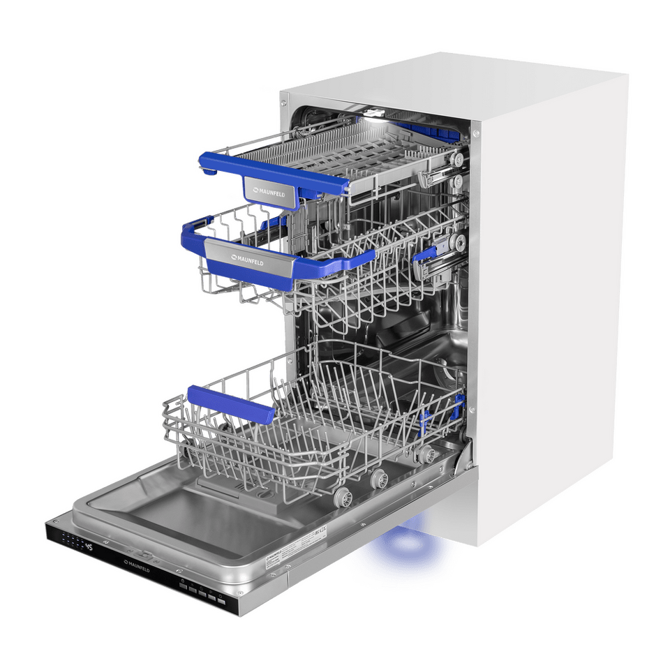 Фото Посудомоечная машина 45см встраиваемая Maunfeld MLP45230 Light Beam