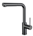 Превью картинка Смеситель для кухни Rivelato Albano Г-обр.с выдвижной лейкой D-35мм PVD black #1